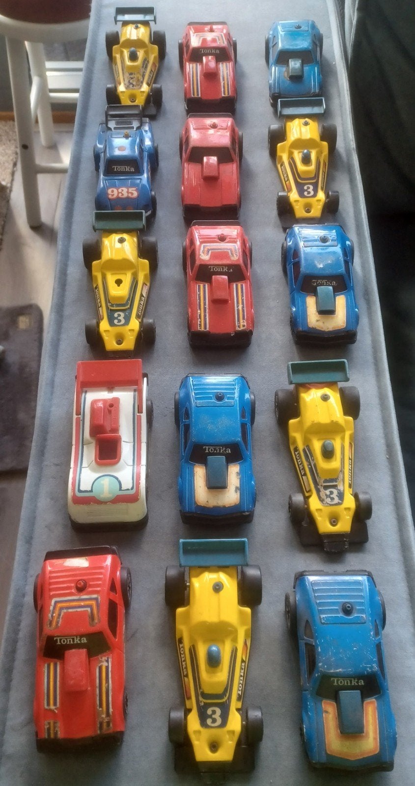 1970's Tonka race cars 15 stuks race auto's, Ophalen of Verzenden, Gebruikt, Auto