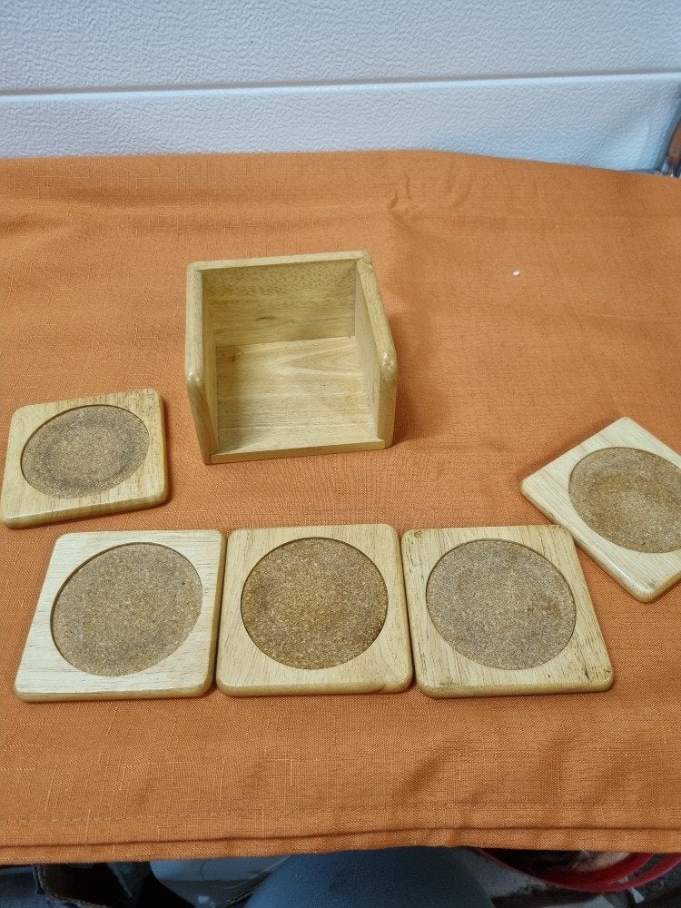 onderzetters glas hout kurk, Ophalen of Verzenden, 'T Olde Gre-j, Info@toldegrej.nl, Endepoelstraat 20f Didam