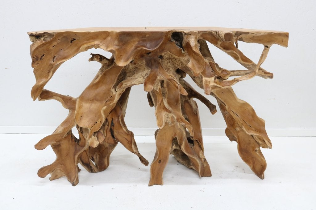Boomwortel Sidetable  - 120x40x80 CM, Ophalen, 100 tot 150 cm, Nieuw, 25 tot 50 cm