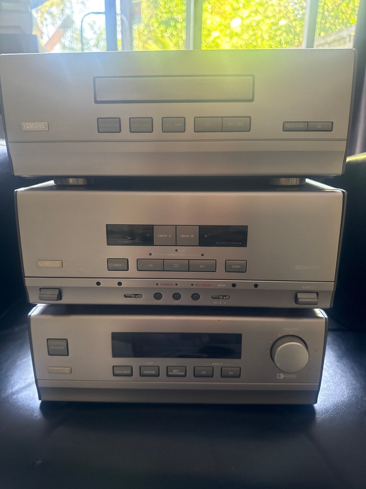 Yamaha Microset met CD-speler, Cassettedeck en Tuner, Gebruikt, Cassettedeck, Microset, Ophalen