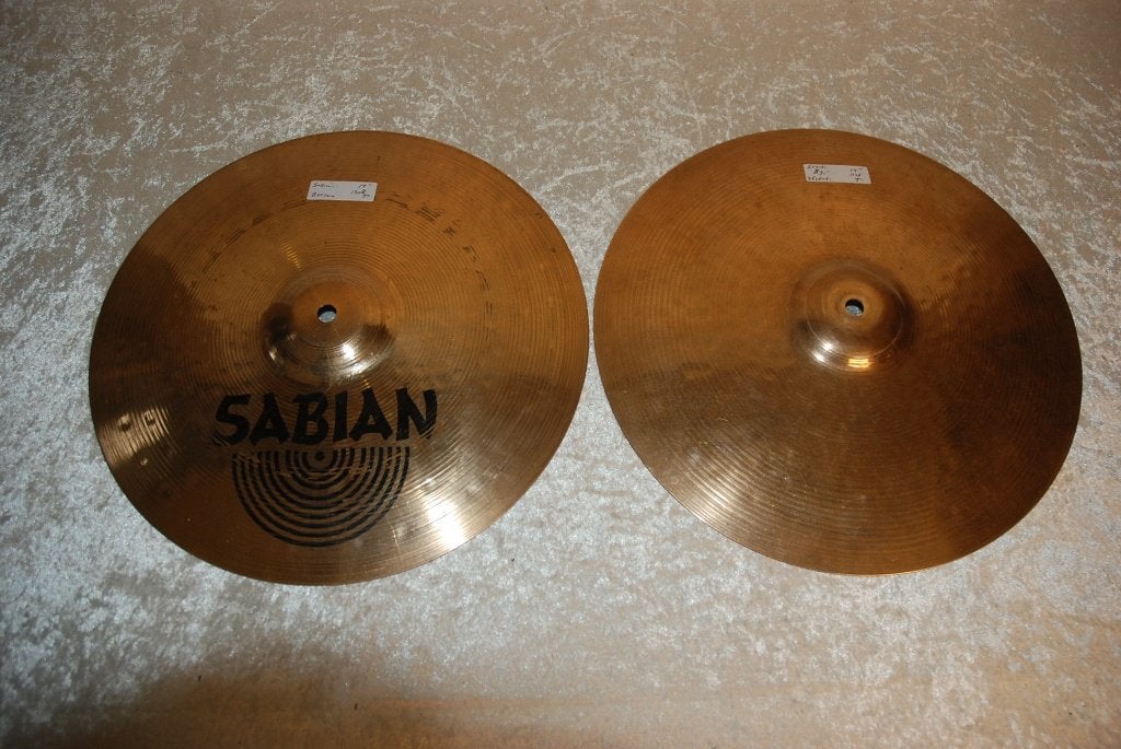 Sabian Pro hihat bekkens 1126/1308gr 14 inch  <26261151>, Sabian, Gebruikt, ., Drums of Percussie