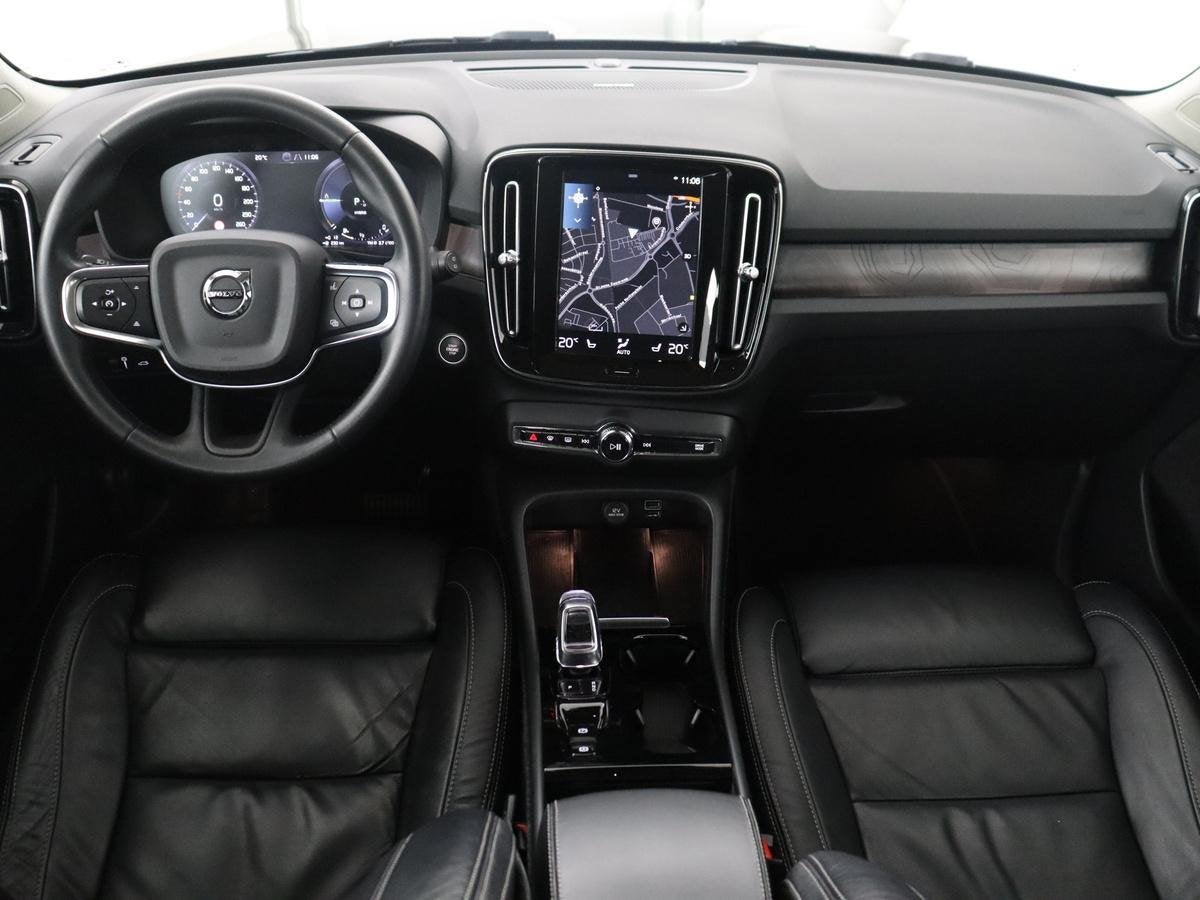 Volvo XC40 1.5 T4 Plug-in hybrid Ultimate Dark | SOH 87,6% |, Euro 6, 1712 kg, Leder en Stof, Zwart