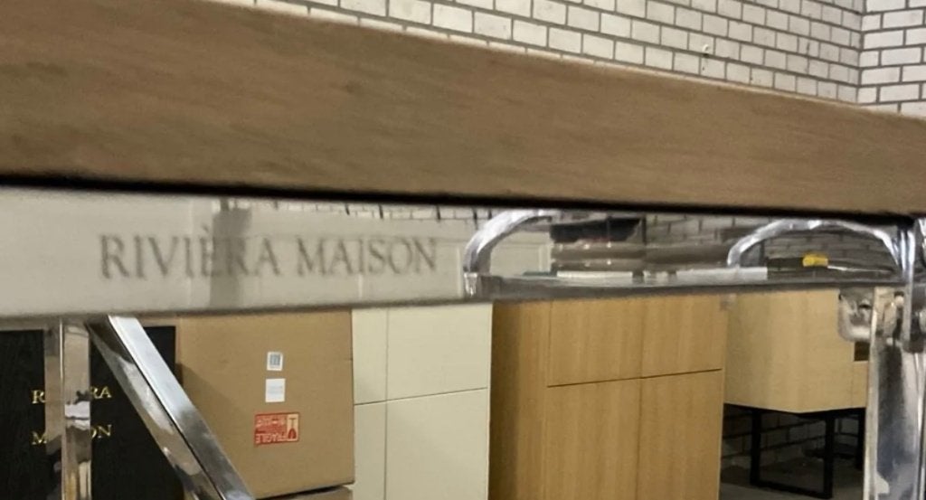 Origineel nieuw Riviera Maison coffeetable salontafel!, Minder dan 50 cm, Vierkant, Nieuw, Minder dan 50 cm