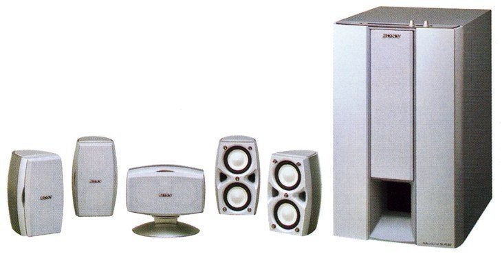 Philips 5.1 Cinema Surround luidspreker set, Ophalen, Philips, Gebruikt, 70 watt of meer