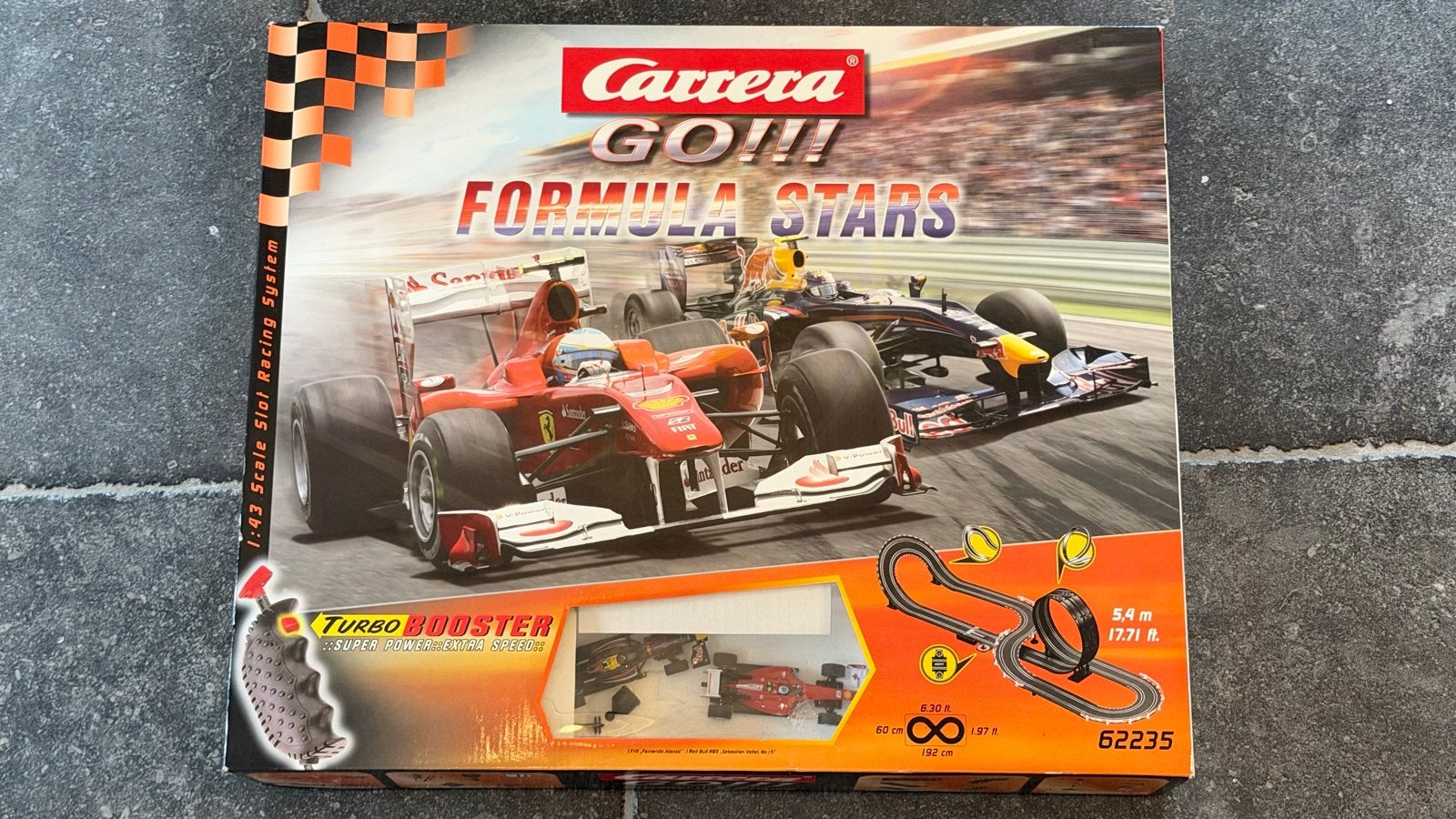 Carrera GO!!! Formule 1 Racebaan Set - Ferrari & Red Bull, Ophalen, Racebaan, Carrera, Zo goed als nieuw