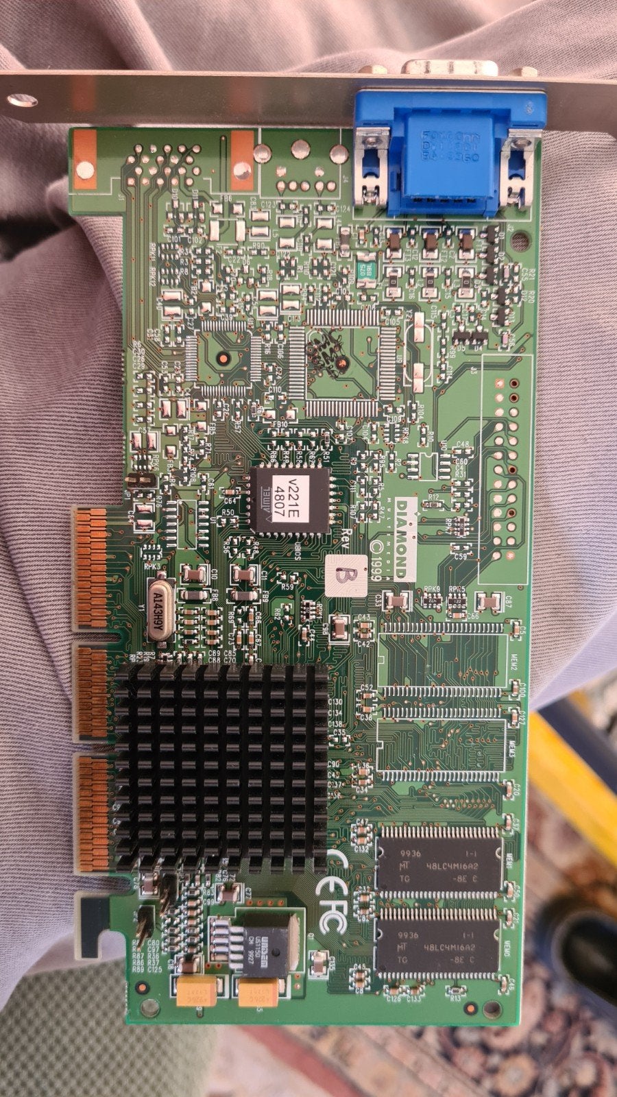 Vintage Diamond Multimedia Grafische Kaart (1999) - VGA, Computers en Software, Videokaarten, Ophalen, Gebruikt, Overige soorten