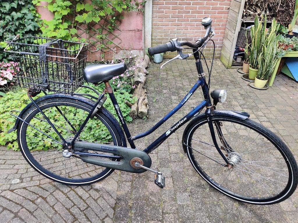 Simplex Damesfiets 28” 54 cm frame, 3 versnellingen, Versnellingen, Trommelrem, Ophalen, Overige merken