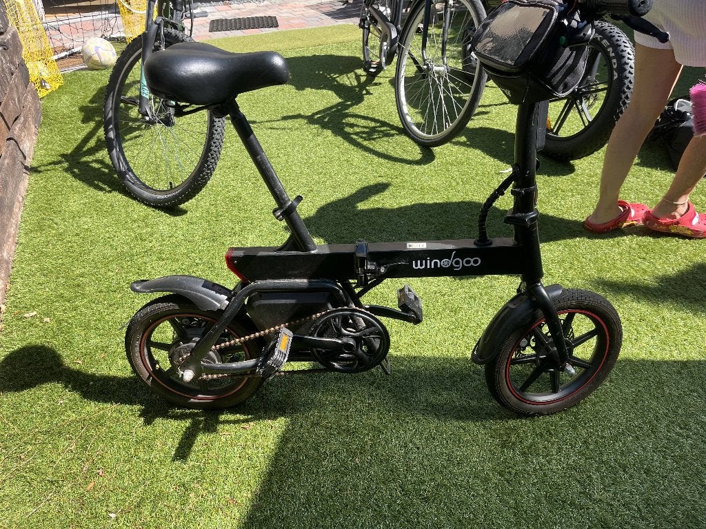Windgoo B20 | E-bike | inklapbare Elektrische Vouwfiets, Fietsen en Brommers, Elektrische fietsen, Minder dan 30 km per accu, Gebruikt