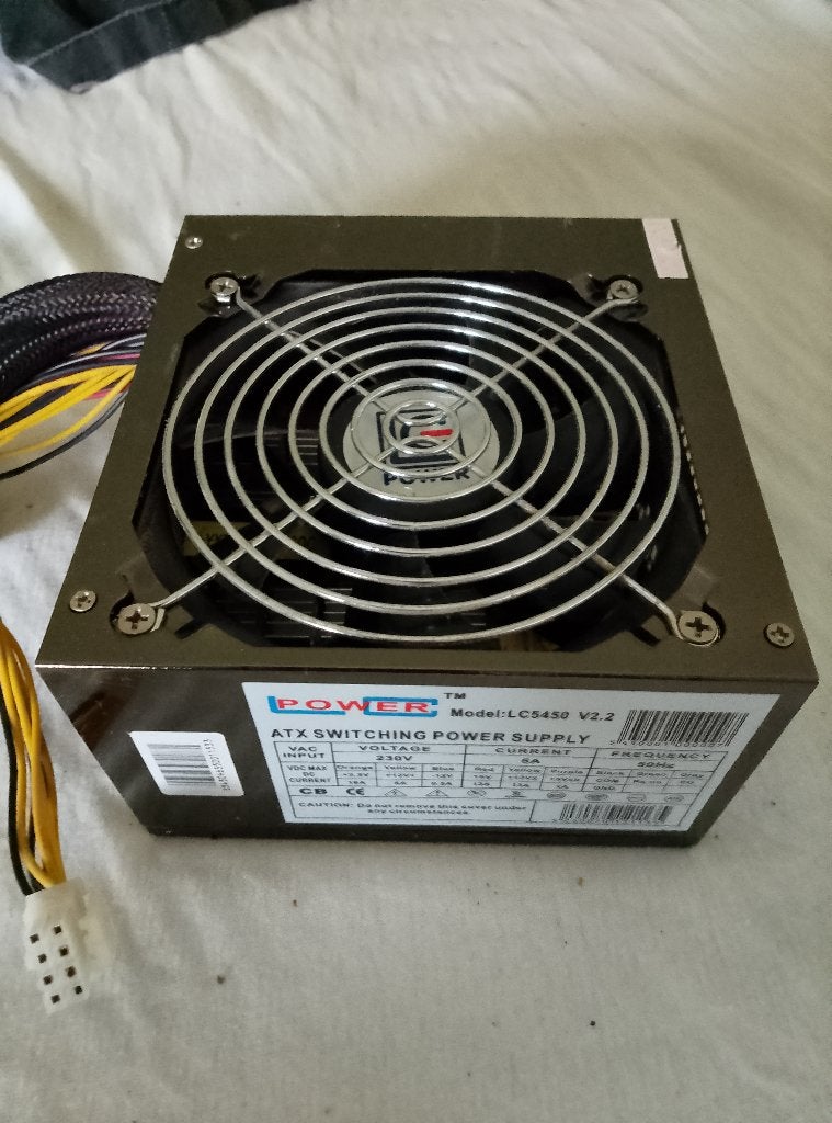 LC‑Power LC5450 V2.2 ATX‑voeding, Computers en Software, Interne voedingen, Zo goed als nieuw, Ophalen of Verzenden