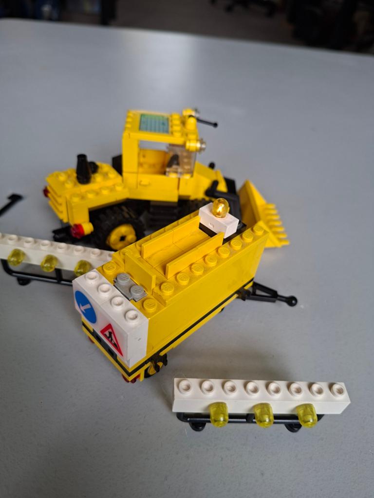 Lego City 6481: Road Roller met aanhanger en accessoires, Gebruikt, Lego, Ophalen of Verzenden, LEGOLAND