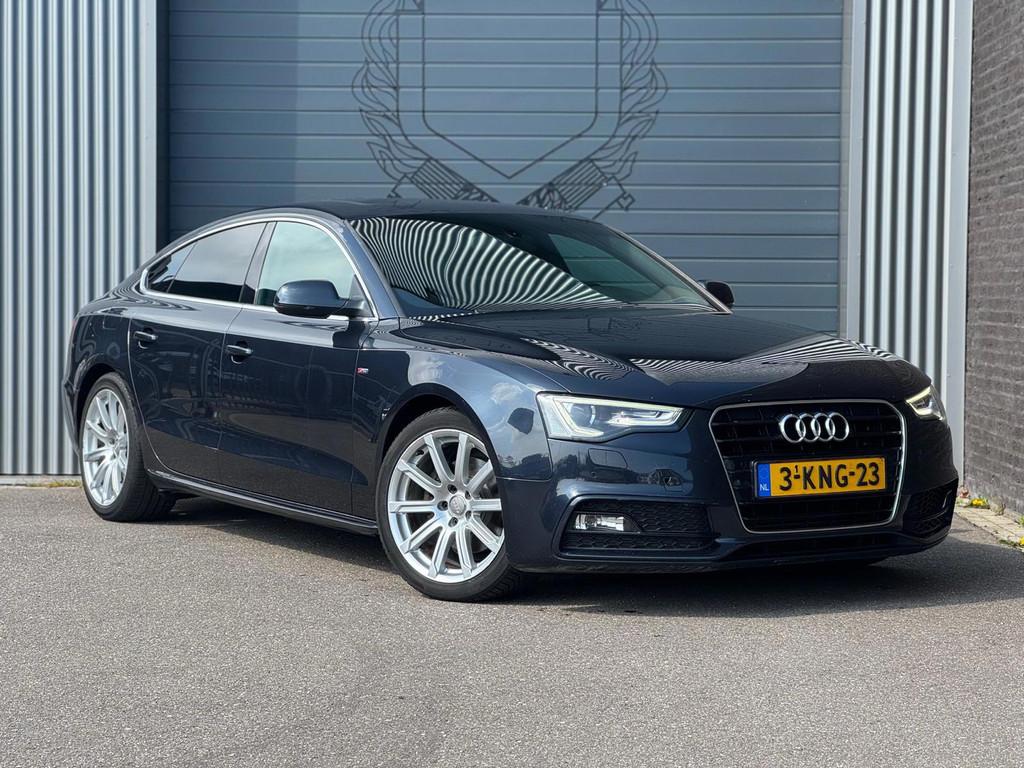 Audi A5 Sportback 1.8 TFSI S Edition Automaat|Pano|Cruise, Euro 5, Gebruikt, Zwart, 4 cilinders