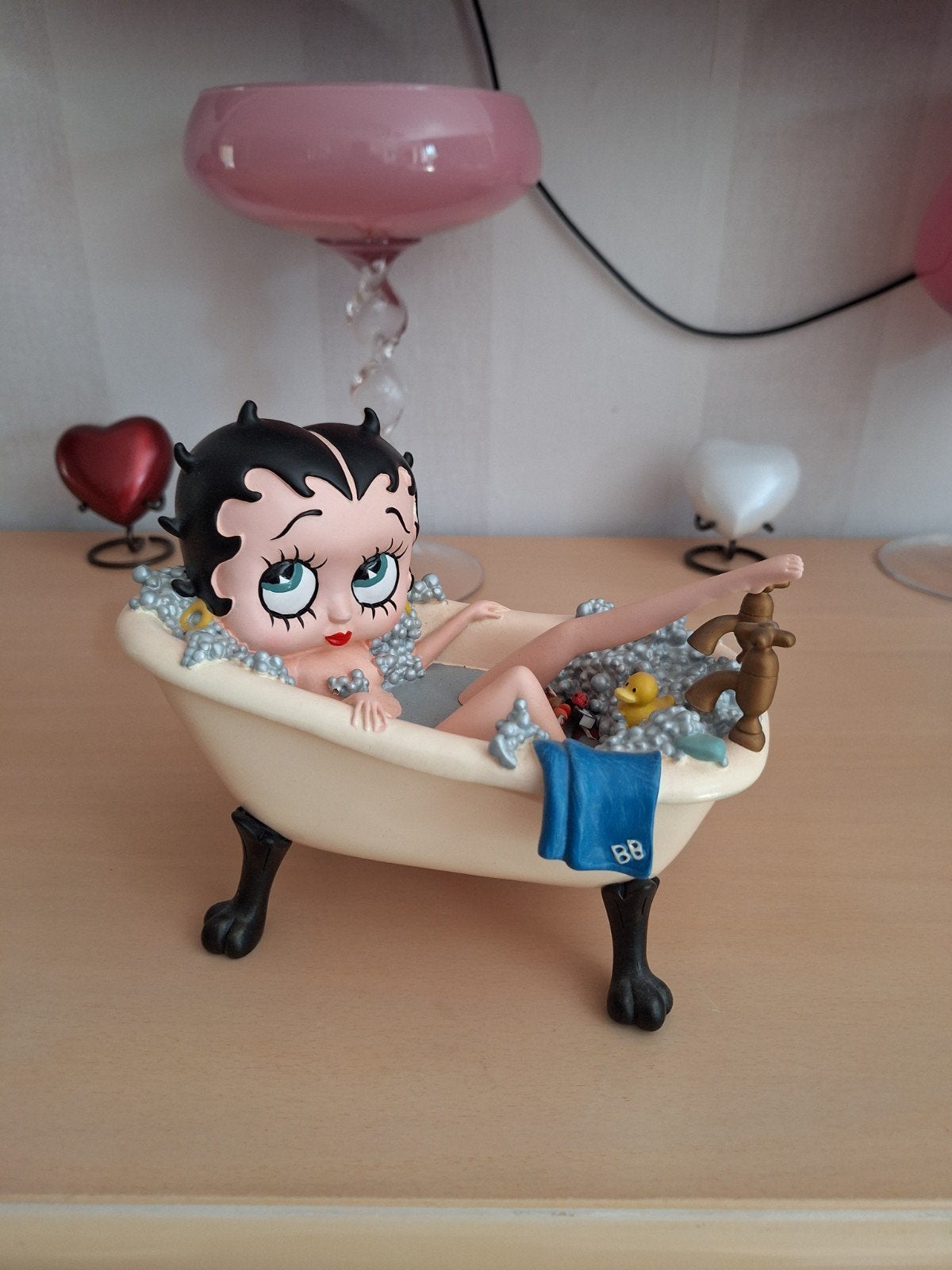 Betty Boop in bad - Decoratief beeldje, Ophalen, Zo goed als nieuw, Mens