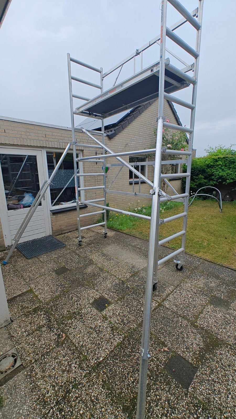 Skyworks Primus Rolsteiger / Kamersteiger steiger vouw rol, Ophalen