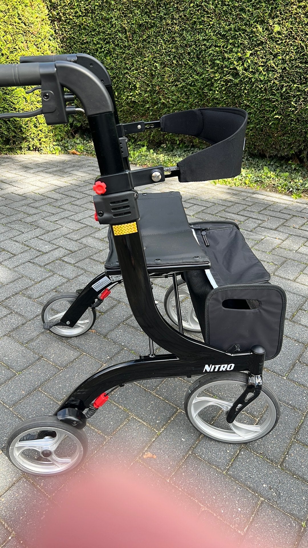 Rollator Nitro Drive, Ophalen of Verzenden, Opvouwbaar, Zo goed als nieuw