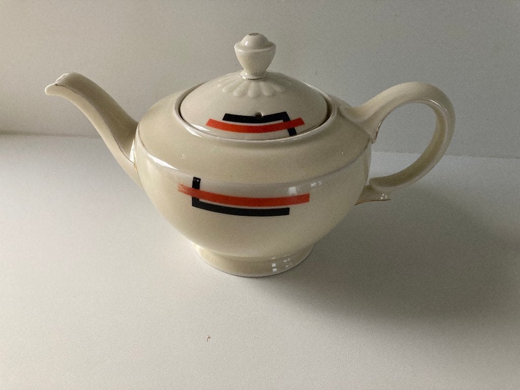 art deco theepot G.B.Windsor (Eng) 1930/35 NIEUWSTAAT, Ophalen of Verzenden