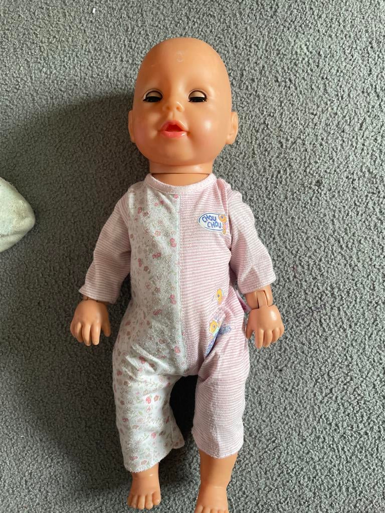 Chou Chou Baby Pop: Huilt, beweegt en kruipt!, Ophalen of Verzenden, Gebruikt, Babypop