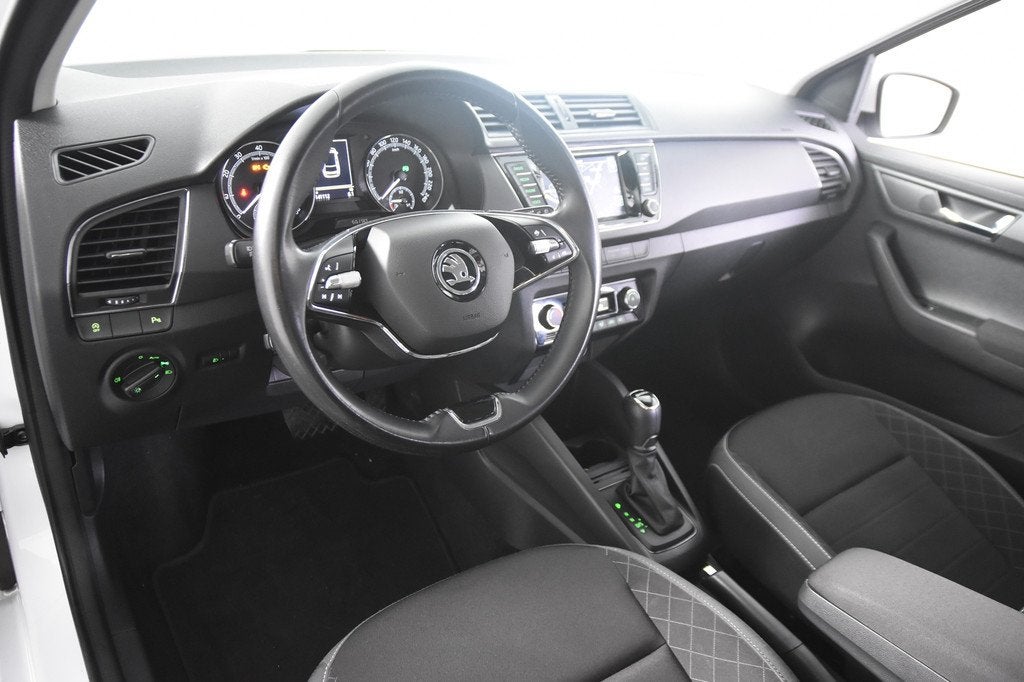Skoda Fabia Combi TSI Ambition DSG *1ste Eigenaar*Navigatie*, Auto's, Skoda, Stof, Gebruikt, Wit, 1180 kg