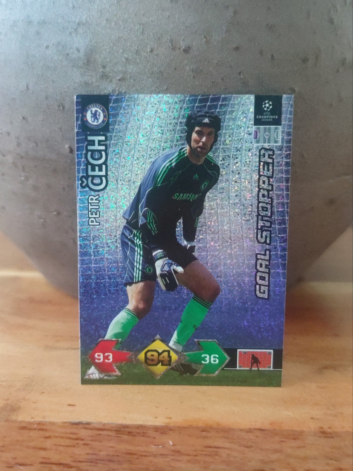 Petr Cech Chelsea Panini Super Strikes 2009-2010 Refractor, Ophalen of Verzenden, Zo goed als nieuw, Buitenlandse clubs, Spelerskaart