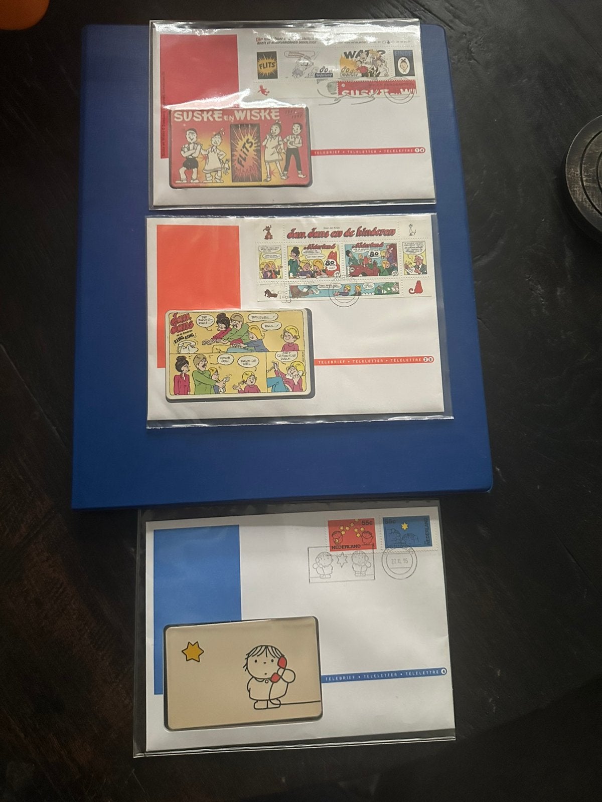 Serie PTT Telebrieven 1 tm 36 Nijntje, Kuifje, Stripfiguren), Ophalen, Nederland
