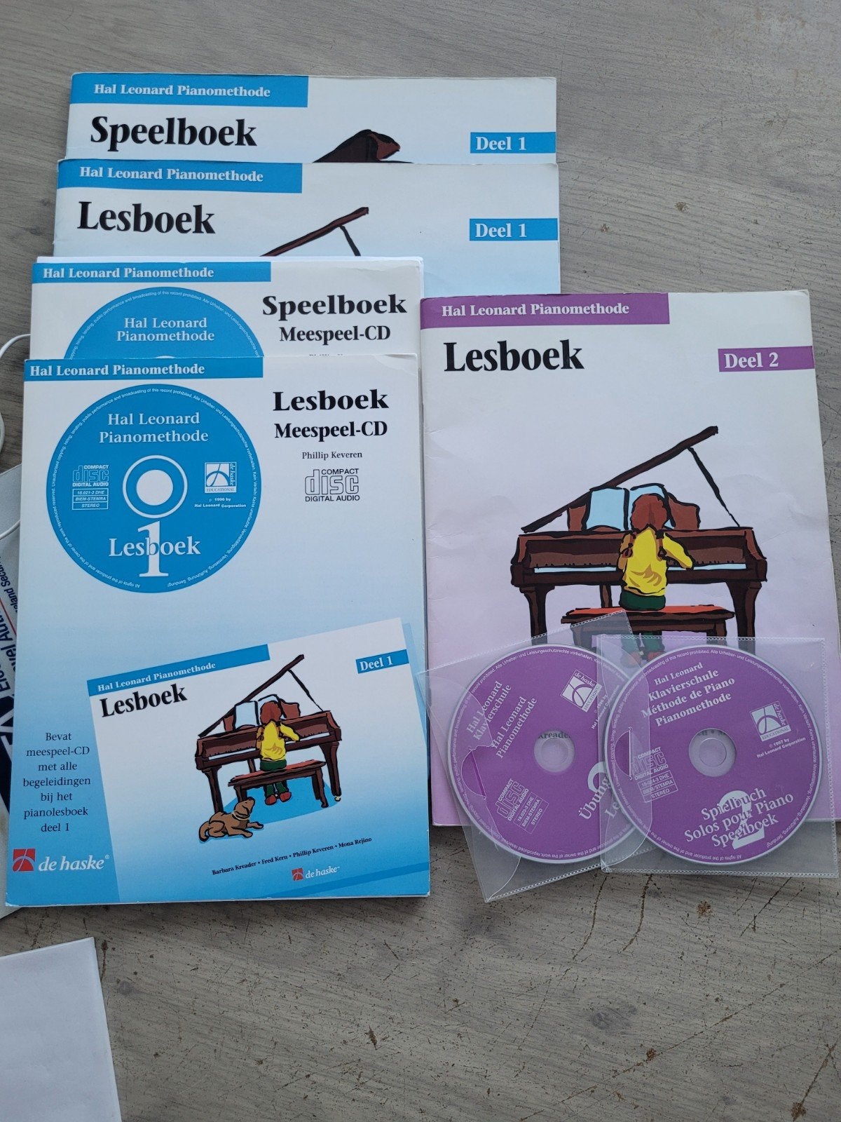 Hal Leonard piano deel 1&2, Ophalen of Verzenden
