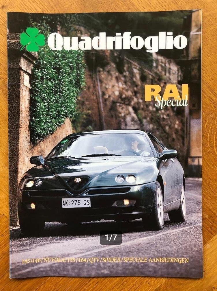 Quadrifoglio RAI Special 1997 Alfa Romeo kwartaalblad., Alfa Romeo, Nieuw, Ophalen of Verzenden, Alfa Romeo