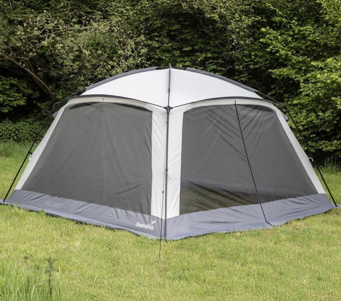 Skandika Paviljoen Fortun 350 - Ruime en stevige partytent, Caravans en Kamperen, Tenten, Ophalen of Verzenden, Zo goed als nieuw