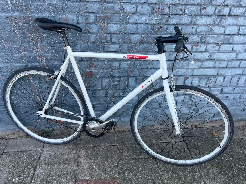 Singelspeed, Fixie, Fietsen en Brommers, Gebruikt, Staal, 57 tot 61 cm, Ophalen