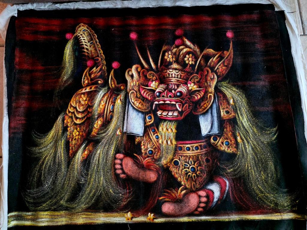 Balinees schilderij Barong, Verzenden