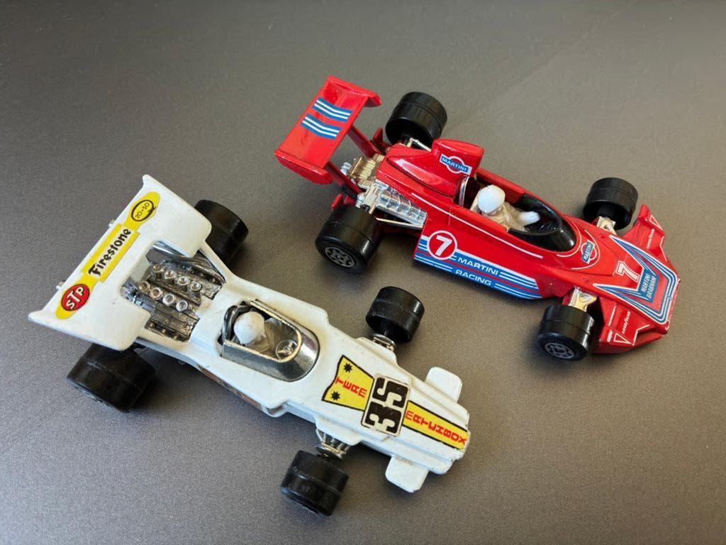 Matchbox 'Speed Kings' Formule 1 raceauto's (2 stuks), Ophalen of Verzenden, Gebruikt, Auto