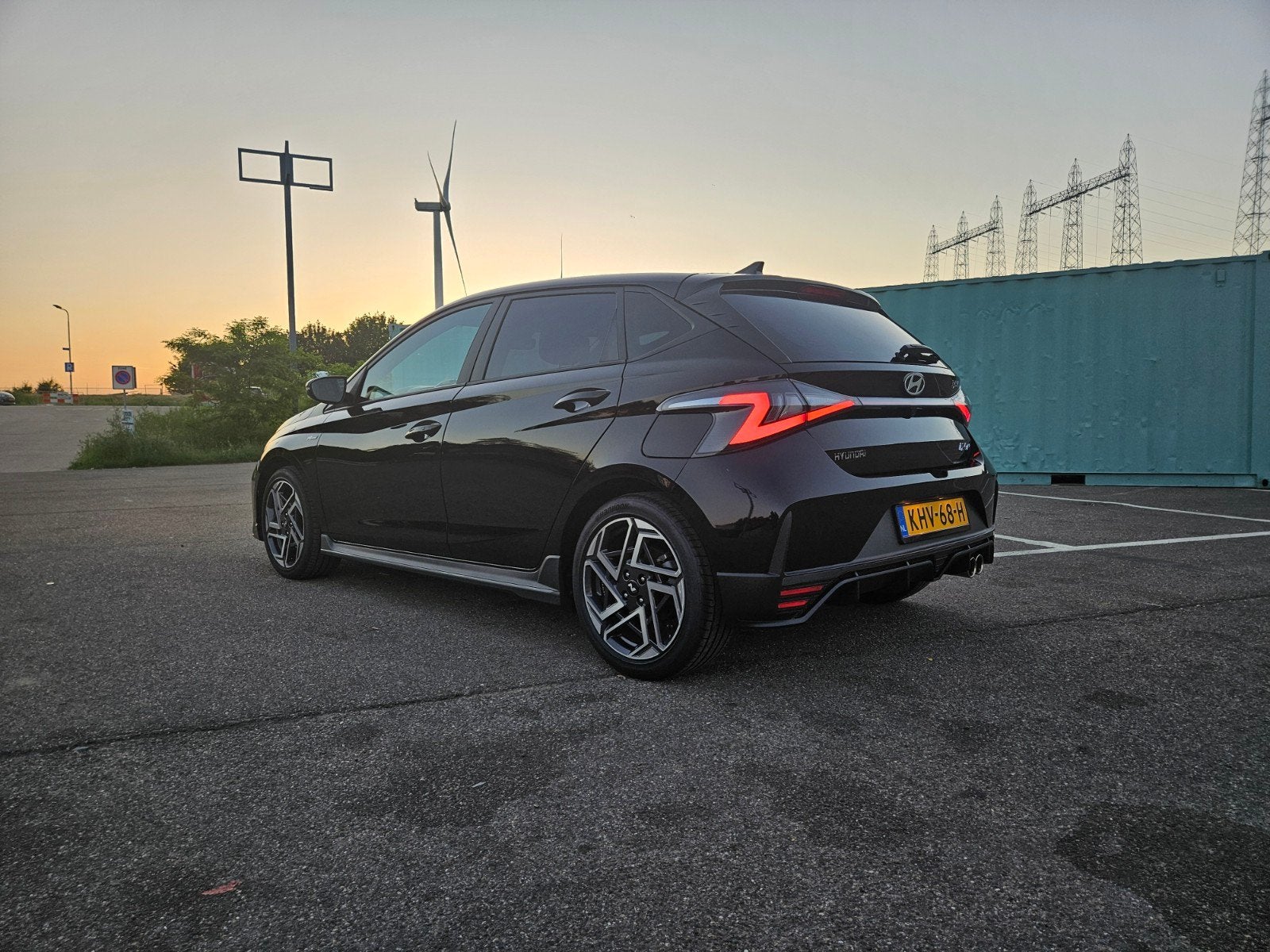 Hyundai i20 1.0 T-GDI N-Line Automaat (2024) | Garantie, Auto's, Hyundai, 100 pk, Zwart, 19 km/l, Hybride Elektrisch/Benzine