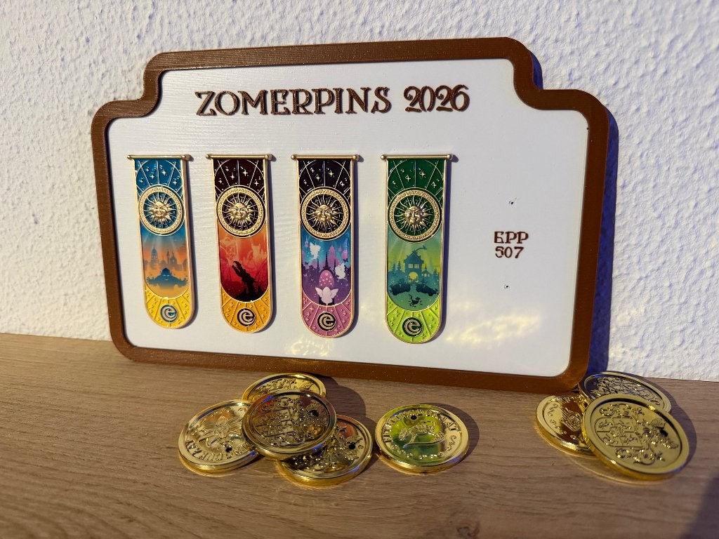 Unieke 3D-print voor Efteling Zomerpins, Verzamelen, Verzenden, Nieuw, Overige typen