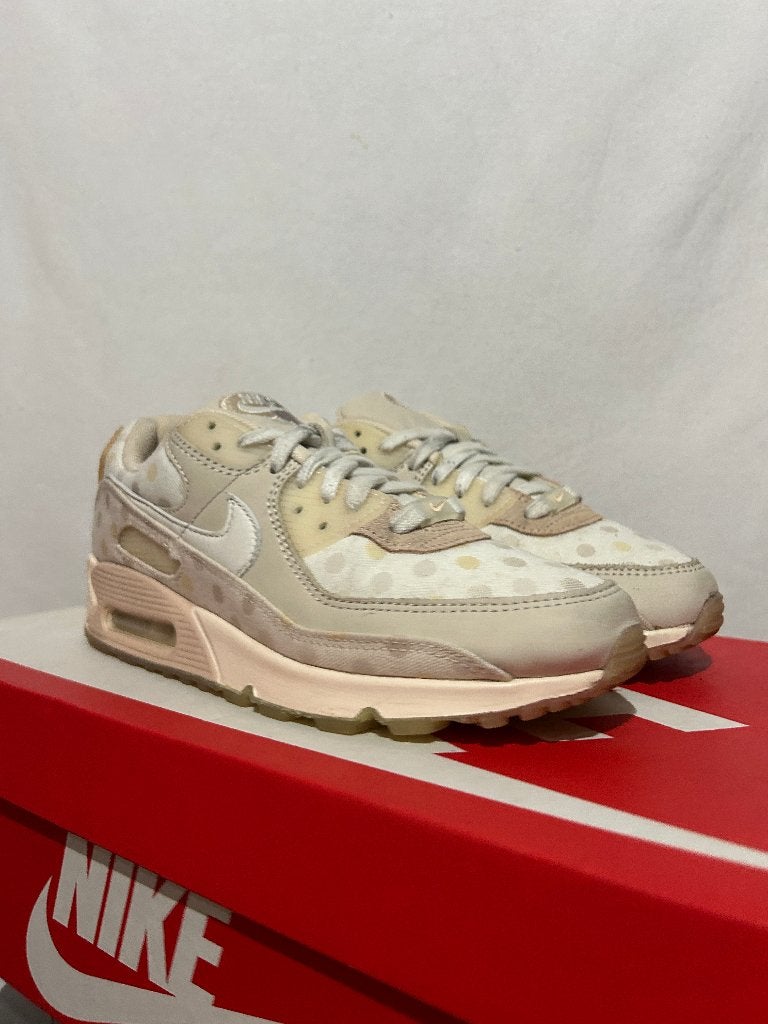 ALS NIEUW Maat 40 - Nike Air Max 90 NRG Pale Ivory Polka Dot, Overige kleuren, Verzenden, Nike, Nike