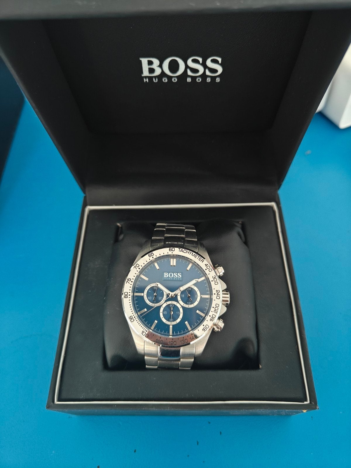 Hugo Boss heren horloge, Overige merken, Staal, Staal, Polshorloge