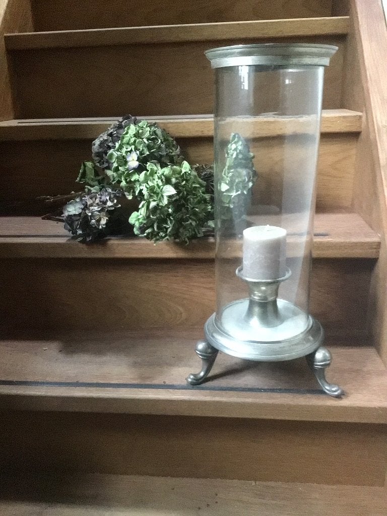 Elegant windlicht, Ophalen, Zilver