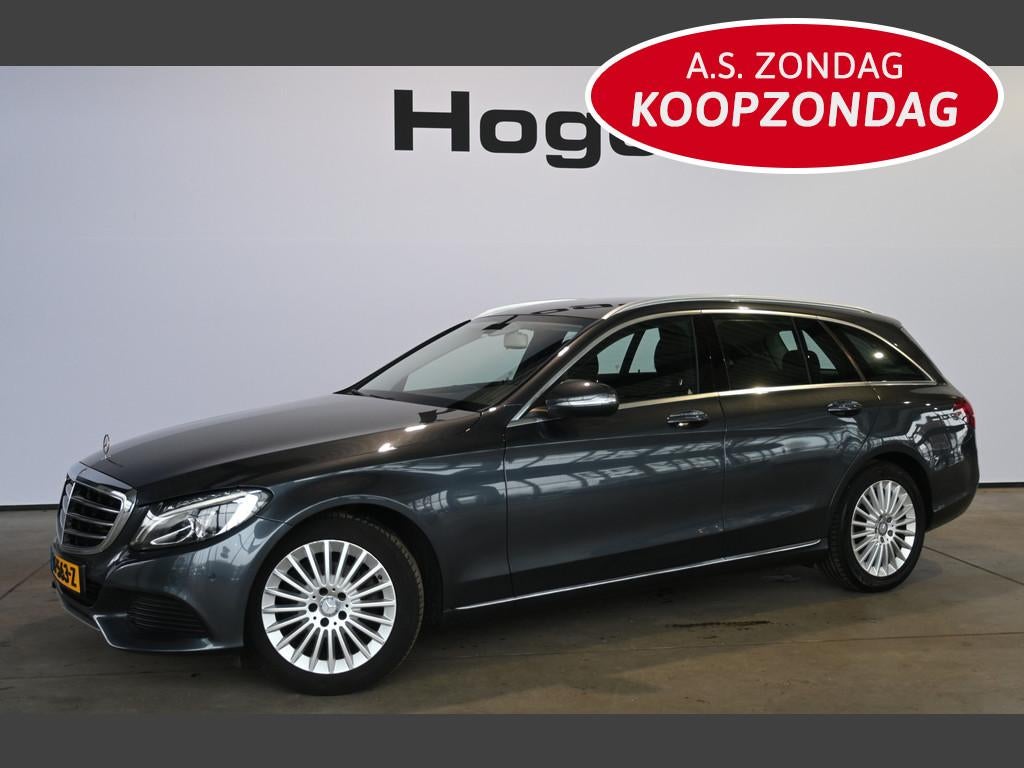 Mercedes-Benz C-Klasse Estate 200 CDI Prestige Automaat Navi, Gebruikt, 4 cilinders, Met garantie (alle), Lichtsensor