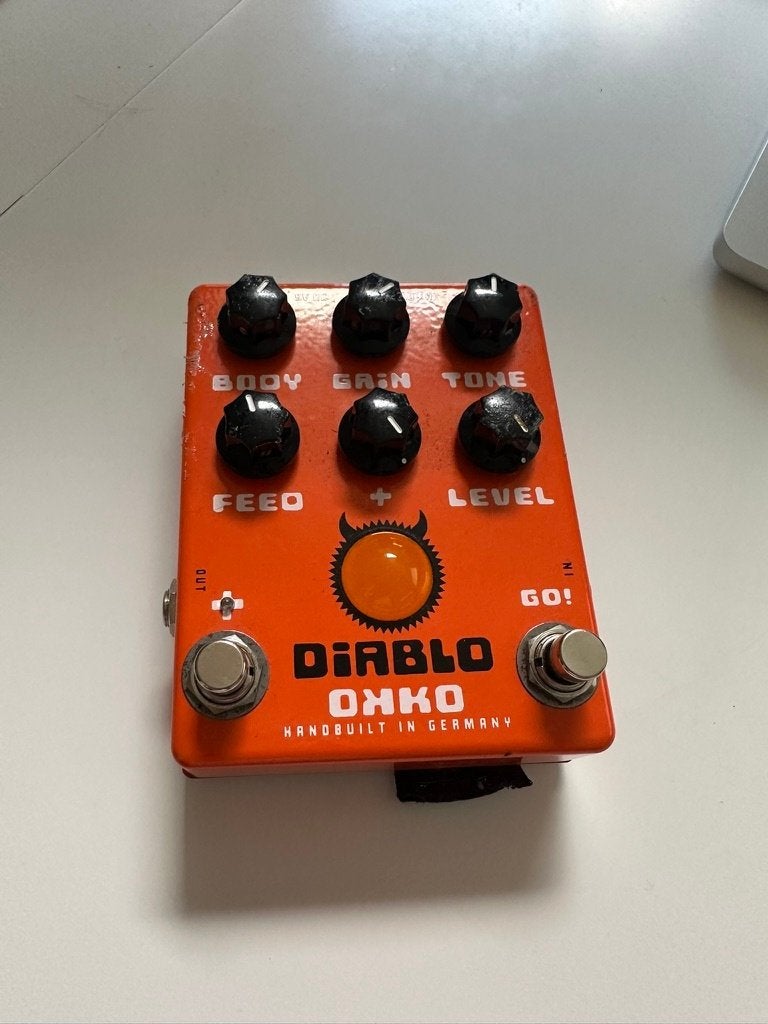 Okko Diablo Overdrive — boutique drive (handgebouwd), Muziek en Instrumenten, Effecten, Ophalen, Zo goed als nieuw, Distortion, Overdrive of Fuzz