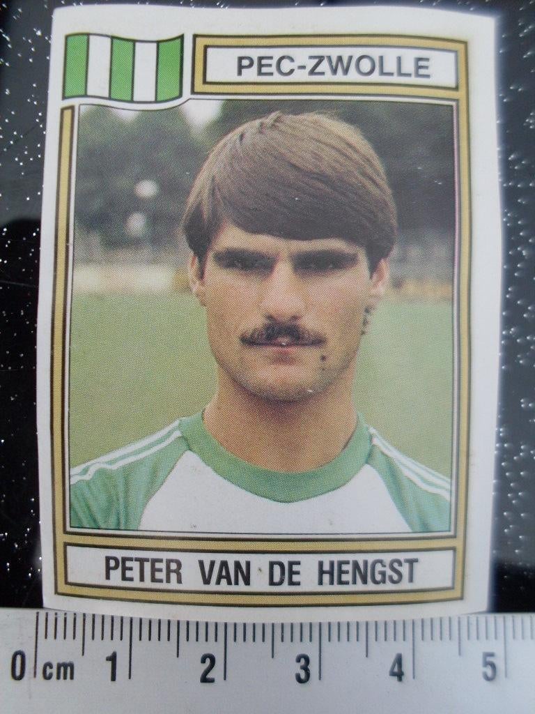 panini sticker voetbal 83 pec zwolle Peter van de Hengst 211, Verzenden, Zo goed als nieuw, Overige binnenlandse clubs, Poster, Plaatje of Sticker