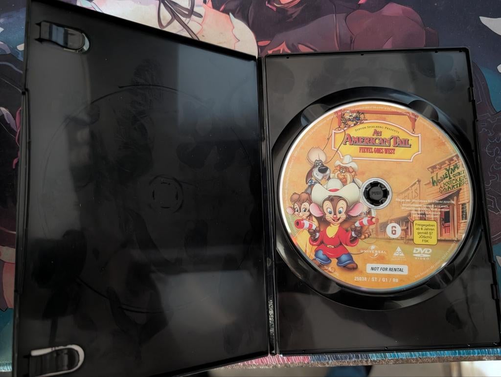 An American Tail: Fievel Goes West DVD, Avontuur, Gebruikt, Alle leeftijden, Ophalen of Verzenden
