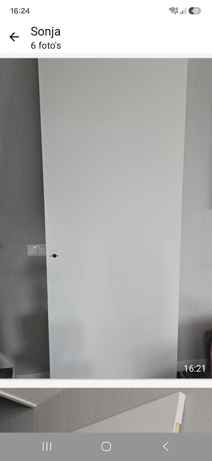Berkvens binnendeur Berkoline 685, Doe-het-zelf en Verbouw, Ophalen, Binnendeur, 215 cm of meer
