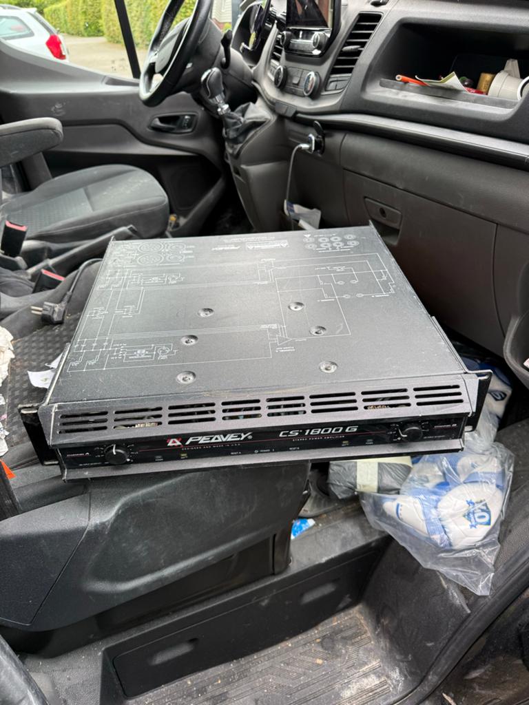 Peavey CS 1800 G Stereo Eindversterker, Ophalen of Verzenden, Gebruikt