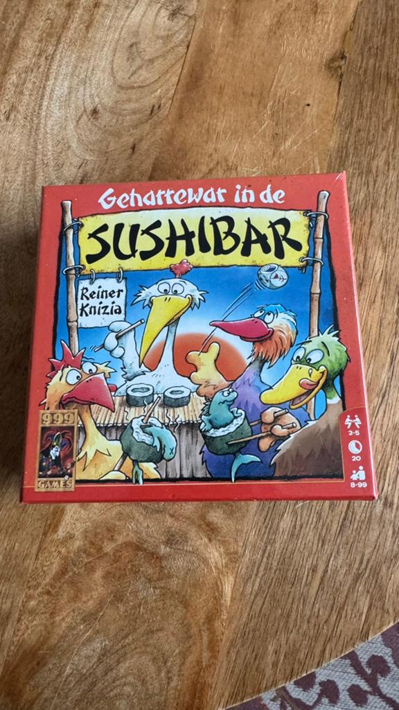Geharrewar in de Sushibar - Nieuw in folie, Drie of vier spelers, Ophalen, Nieuw