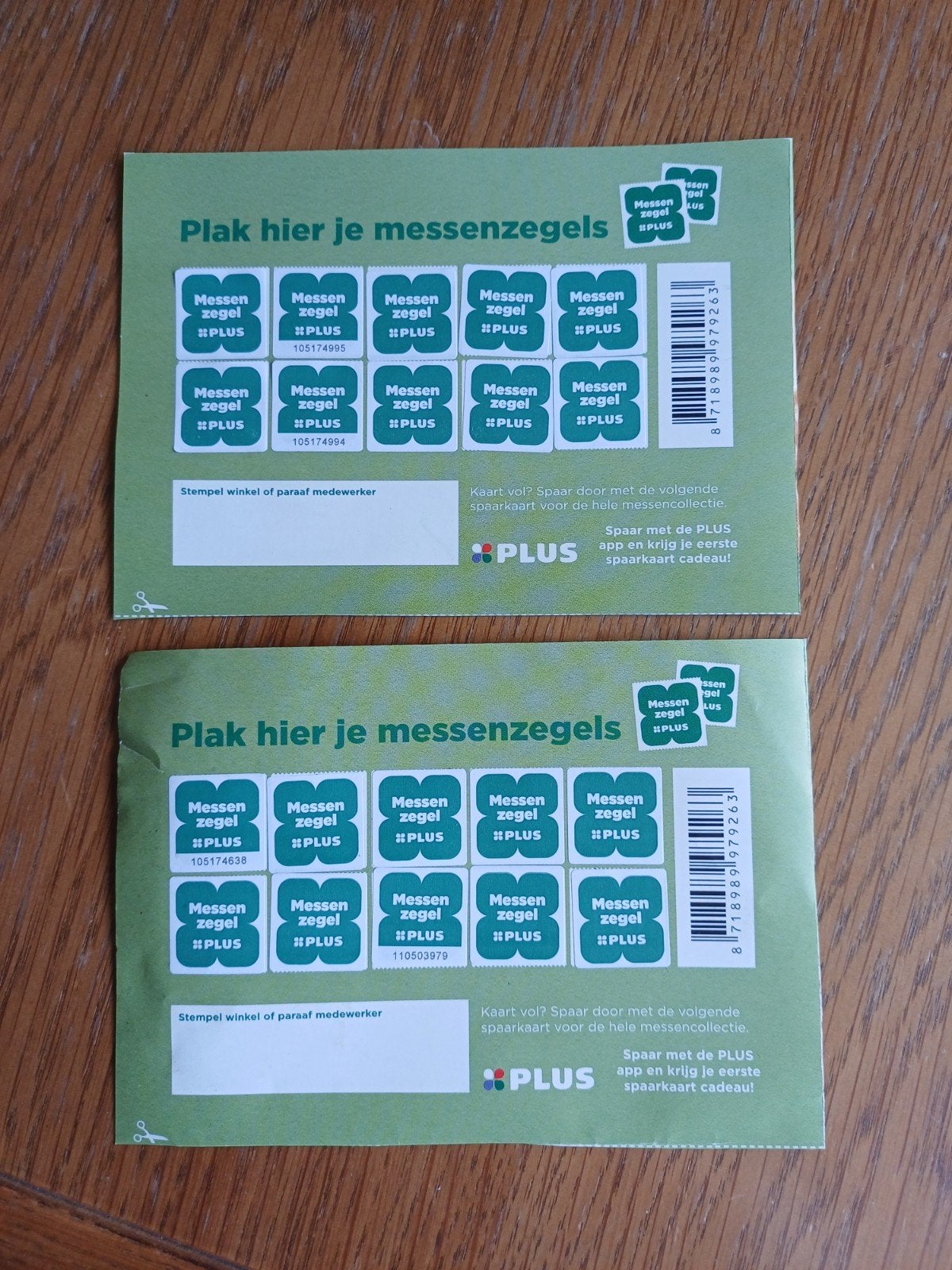 Messenzegels Plus, Plus, Ophalen of Verzenden