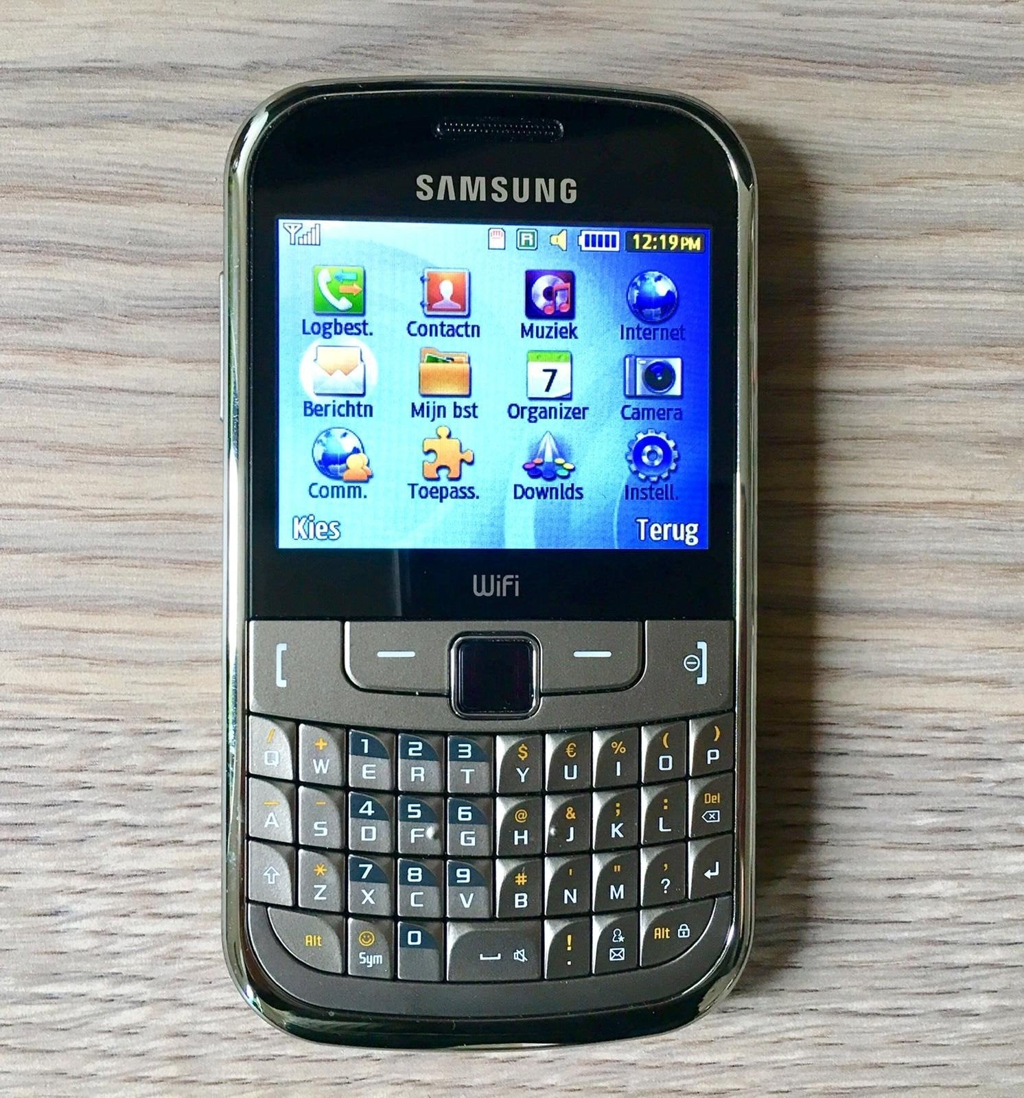 Samsung Sgt  3350  met hoes, Ophalen, Zwart, Zo goed als nieuw, Met simlock