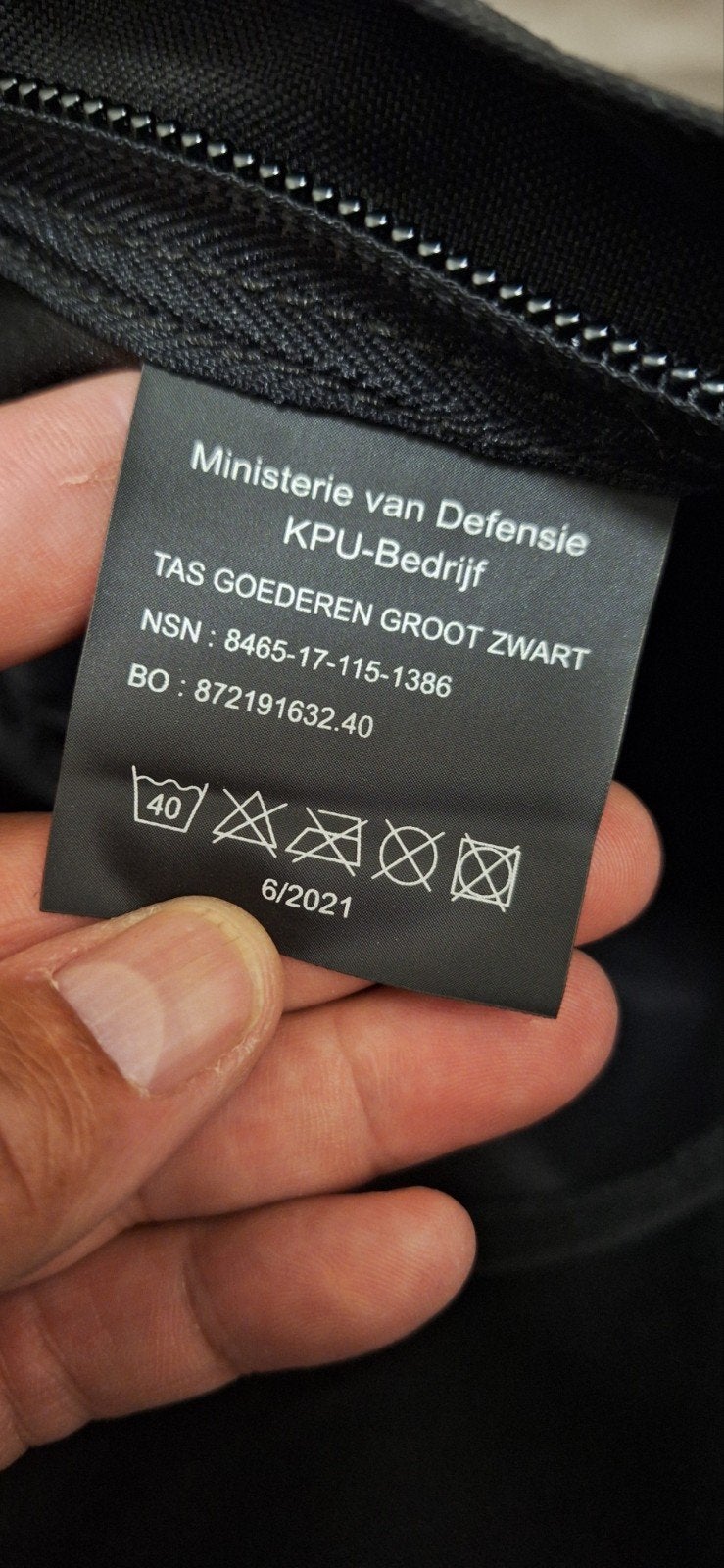 Foto 5 van XXL militaire duffelbag / plunjebaal / verhuistas – 112 ltr