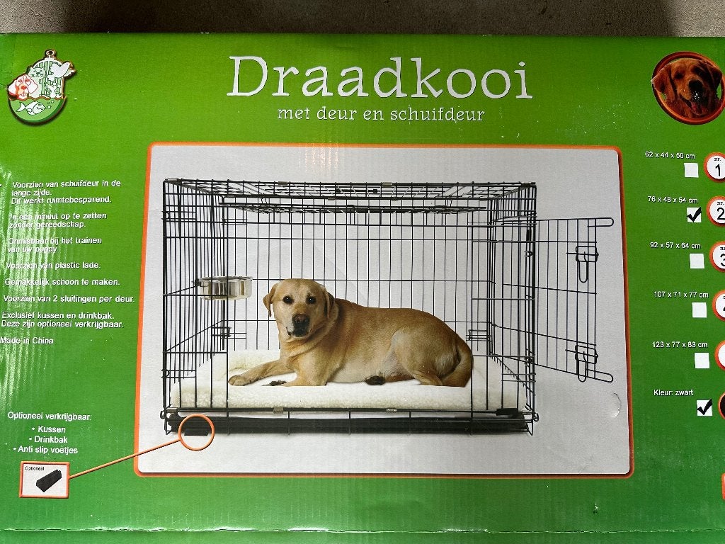 Bench (zwart 76 x 48 x 54), Ophalen, Zo goed als nieuw