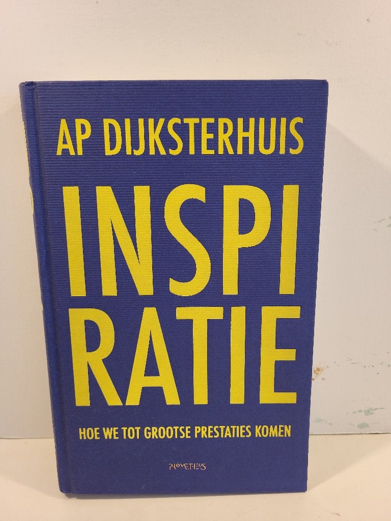Ap Dijksterhuis				Inspiratie, Boeken, Ophalen of Verzenden, Zo goed als nieuw, Sociale psychologie