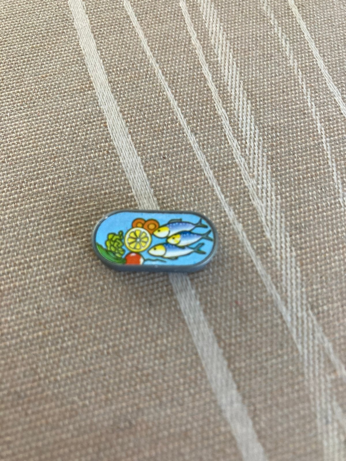 Playmobil blik met vis., Ophalen of Verzenden, Zo goed als nieuw