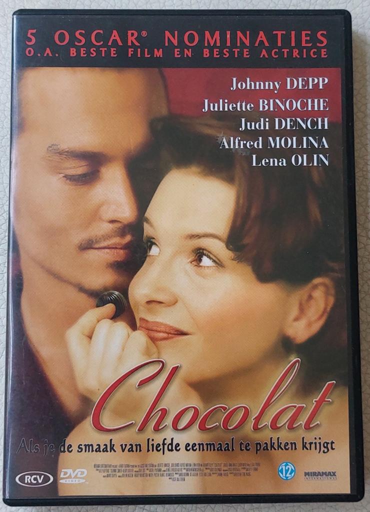 Chocolat DVD - Romantisch drama met Johnny Depp, Cd's en Dvd's, Dvd's | Overige Dvd's, Gebruikt, Vanaf 12 jaar, Ophalen of Verzenden