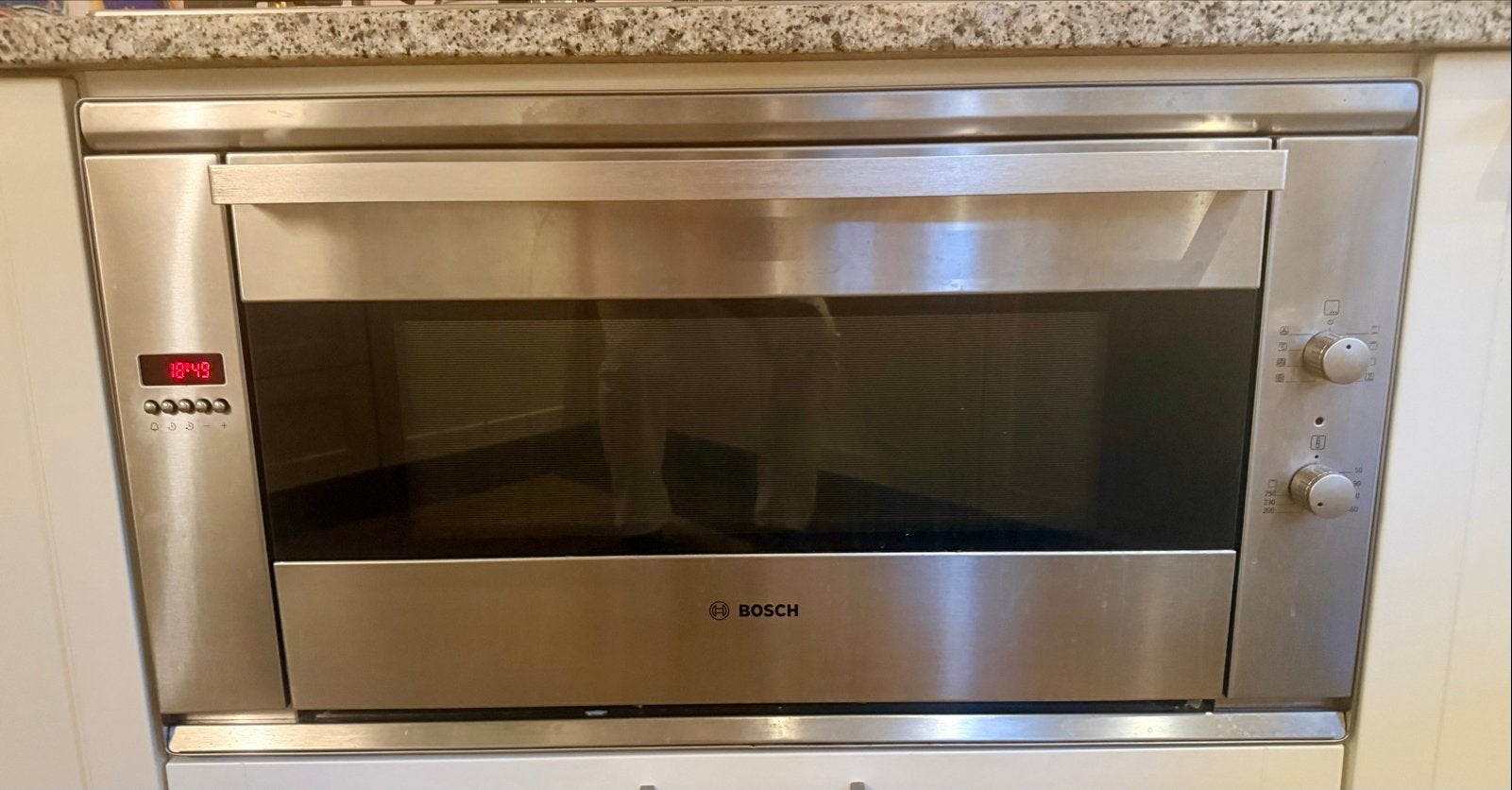 Bosch Inbouw oven - 90 cm - HBX33R51/01 Zo goed als nieuw, Ophalen, 45 tot 50 cm, Hete lucht, 60 cm of meer