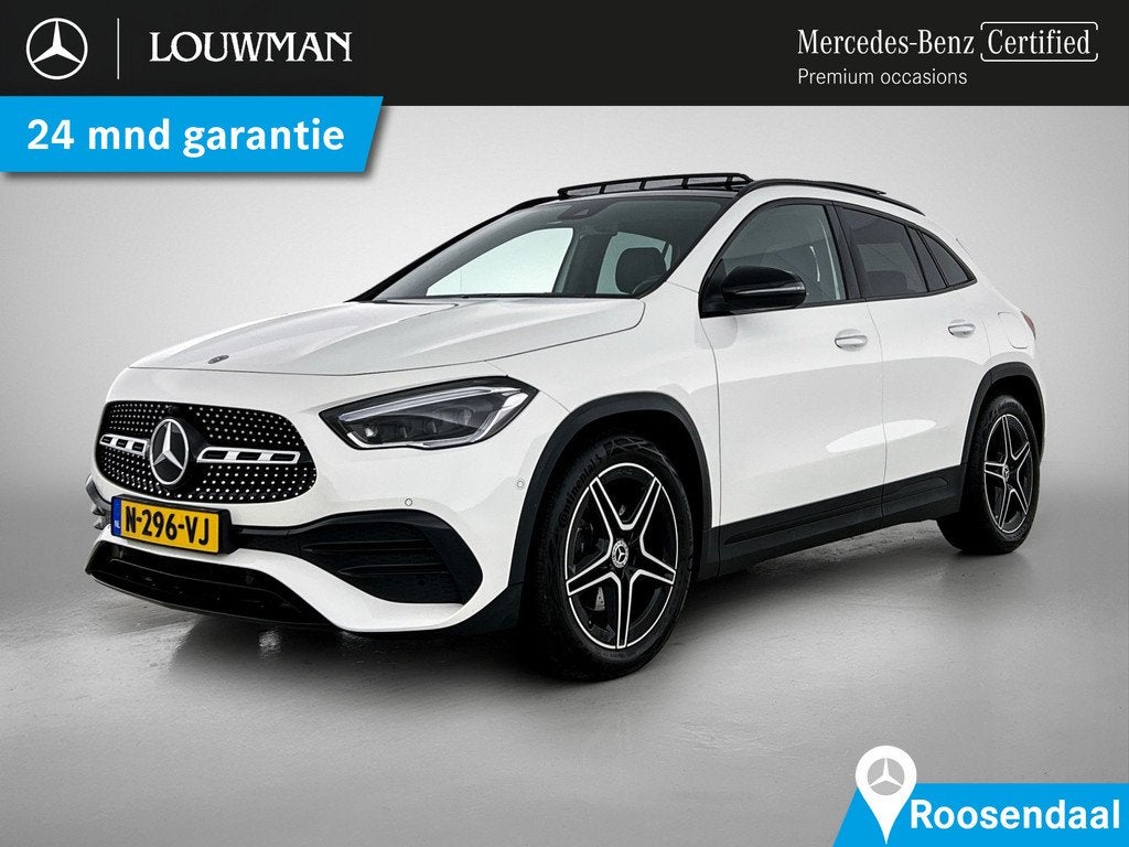 Mercedes-Benz GLA 180 AMG Nightpakket | Panoramadak | Trekha, 12 maanden, 4 cilinders, Wit, Origineel Nederlands